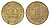 Югославия 1 динар 1938 KM 19 алюминиевая бронза 4647-1261