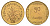 Мьянма 50 пья 1975 ФАО - Рис KM 46 латунь UNC 4657-456