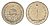 Иран 1 риал 1971 SH 1350, Мохаммед Реза Пехлеви KM 1171a медно-никель 4644-858