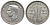 Австралия 3 пенса 1951 m, Георг VI (1937-1952), без букв KM 44 серебро 71-321