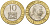 Кения 10 шиллингов 1994 Дэниэл арап Мои KM 27 биметалл 4548-545