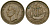 Великобритания 1/2 пенни 1943 Георг VI (1936-1952) KM 844, Spink 4115 бронза 4577-846