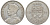 Фиджи 1 флорин 1934 Георг V (1910-1936), герб Фиджи KM 5 серебро 91-1225