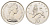 Великобритания 10 пенсов 1977 Елизавета II (1952-2022) KM 912, Spink 4231 (F1) медно-никель UNC 4698-1025