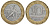 Франция 10 франков 1989 тип гений Бастилии KM 964.1, Le Franc 375.3 биметалл 45-614