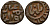 Индия, Делийский султанат 2 гани 1266-1287 AD Ghiyath al-Din Balban (1266-1287) биллон 4189-311