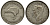 Новая Зеландия 1 флорин 1942 Георг VI (1936-1952), птичка киви KM 10.1 серебро 272-1534