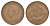 Великобритания 1/2 пенни 1944 Георг VI (1936-1952) KM 844, Spink 4115 бронза 4642-434
