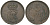 Дания 5 эре 1874 CS, Кристиан IX (1863-1906) KM 794 бронза 4171-834