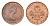 Остров Мэн 1/2 пенни 1971 KM 19 бронза UNC 4649-1036