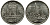 Египет 5 фунтов 1987 AH 1407, опера Аида KM 611 серебро 1519-512