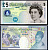 Великобритания 5 фунтов 2002 Елизавета II (1952-2022), Элизабет Фрай, подпись C. Salmon Pick 391 d  бумага  UNC (пресс) 7217-73-2-2