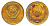 СССР 3 копейки 1980 Y 128a латунь UNC 3853-235