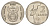 ЮАР 2 ранда 2002 KM 273 медь плакированная никелем 4626-1231