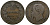 Италия 10 чентезимо 1867 OM, Виктор Эммануил II (1861-1878) KM 11.5 медь 4381-135