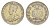 Цейлон 50 центов 1913 Георг V (1910-1936) KM 109 серебро 1516-1244