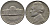 США 5 ЦЕНТОВ 1975 D, ДЖЕФФЕРСОН KM А192 медно-никель 31-632
