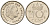Нидерланды 10 центов 1972 Юлиана (1948-1980) KM 182 никель 4598-314