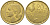 ФРАНЦИЯ 20 ФРАНКОВ 1951 ПЕТУХ, 4 ПЕРА KM 917.1, LE FRANC 402.7 3856-433 алюминиевая бронза 3856-433
