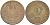 ГЕРМАНИЯ 2 ПФЕННИГА 1875 E, СТАРОГЕРБОВКА KM 2, J. 2, Weege 3 медь 212-547