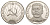 Италия медаль "Иосиф Сталин" ND (1965-1970) Unione Republiche Socialiste Sovietiche, диаметр 35 мм, вес 13,9 гр сталь плакированная серебром PROOF 4653-623