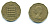 Великобритания 3 пенса 1957 Елизавета II (1952-2022) KM 900, Spink 4153 никель латунь 4383-315