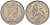 Великобритания 10 пенсов 1970 Елизавета II (1952-2022) KM 912, Spink 4231 (F1) медно-никель 4587-923