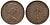 Великобритания 1/2 пенни 1971 Елизавета II (1952-2022) KM 914, Spink 4239 бронза 4124-564