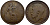 Великобритания 1 пенни 1916 Георг V (1910-1936) KM 810, Spink 4051 бронза    4385-344