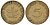 ФРГ 5 пфеннигов 1949 D KM 102 сталь плакированная бронзой 4174-469
