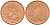 Финляндия 2 евроцента 2000  KM 99 сталь плакированная медью  UNC  4564-363