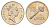 Фиджи 10 центов 1986 Елизавета II (1952-2022), булава KM 52 медно-никель UNC 4698-1137