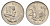 ЮАР 20 центов 1966 Ян ван Рибек (1619-1677), Suid Africa, легенда на африкаанс, цветок протея KM 69.2 никель 4693-654