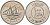 Кувейт 100 филсов 2006 AH 1426, парусник KM 14, Schoen 13 медно-никель  UNC  4448-954