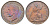 Великобритания 1 пенни 1949 Георг VI (1936-1952) КМ 845, Spink 4114 бронза 4692-624