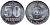 ГДР 50 пфеннигов 1968 А KM 12.2 алюминий UNC 76-1045