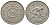 Люксембург 1 франк 1960 сталевар KM 46.2 медно-никель 4364-3221