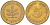 ФРГ 5 ПФЕННИГОВ 1979 J KM 107, J.382 сталь плакированная латунью 3996-1154