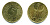 ФРГ 5 МАРОК 1974 J, ПОЗОЛОТА, KM 112.1, J. 387 серебро 54-1217