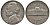 США 5 центов 1964 Джеферсон KM А192 медно-никель 4128-615