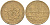 Франция 10 франков 1978 тип Матье KM 940, Le Franc 365.11-12 никель латунь 111-1015