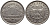 ГЕРМАНИЯ 1 РЕЙХСМАРКА 1934 G КМ 78 J.354 никель 56-1245