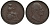 Великобритания 1/2 пенни 1834 Вильгельм IV (1830-1837) KM 706, Spink 3847 медь 1523-1314