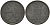 Бельгия 1 франк 1941 Belgique - Belgie, Леопольд III (1934-1947), германская оккупация, Вторая мировая война KM 127 цинк 4161-416