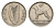 Ирландия 6 пенсов 1947 собака, ирландский волкодав KM 13a медно-никель 3851-1253