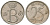 Бельгия 25 сантимов 1969 Belgique, Бодуэн I (1951-1993) KM 153 медно-никель aUNC 4618-412