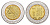 Мексика 5 песо 2003 Mo KM 605 биметалл UNC 4637-653