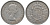 Великобритания 1/2 кроны 1958 Елизавета II (1952-2022) KM 907, Spink 4145 медно-никель 4131-633