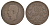 Греция 10 лепт 1869 B, Георг I (1863-1913) KM 43 медь 4653-733