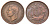 Великобритания 1/2 пенни 1939 Георг VI (1936-1952) KM 844, Spink 4115 бронза 4698-1011